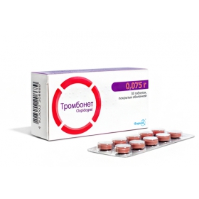 ТРОМБОНЕТ табл. п/о 75 мг №30