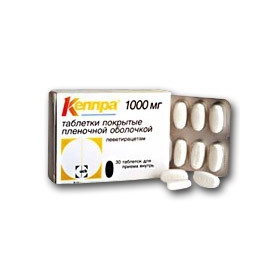 КЕППРА табл. п/о 1000 мг блистер №30