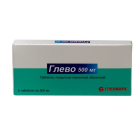 ГЛЕВО табл. п/о 500 мг №5