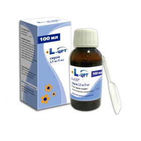 L-ЦЕТ сироп 2,5 мг/5 мл фл. 100 мл