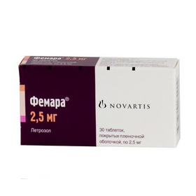 ФЕМАРА табл. п/плен. оболочкой 2,5 мг блистер №30