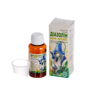 ДИАЗОЛИН ДЛЯ ДЕТЕЙ гран. д/орал. суспензия фл. 9 г