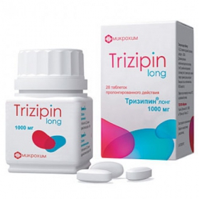 ТРИЗИПИН ЛОНГ табл. пролонг. дейст. 1000 мг банка №28