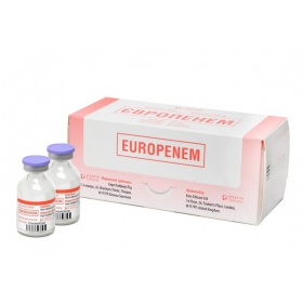 ЕВРОПЕНЕМ порошок для приготовления ин. р-ра 1 г фл. №10