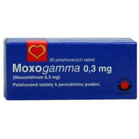 МОКСОГАММА табл. п/плен. оболочкой 0,3 мг №30