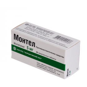 МОНТЕЛ табл. жувальні 5мг №28