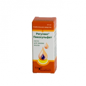 РЕГУЛАКС ПИКОСУЛЬФАТ КАПЛИ орал. фл.-капельн. 20 мл №1