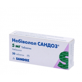 НЕБИВОЛОЛ САНДОЗ табл. 5 мг блистер №30