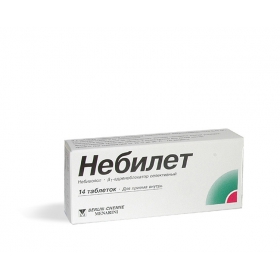 НЕБИЛЕТ табл. 5 мг блистер №14