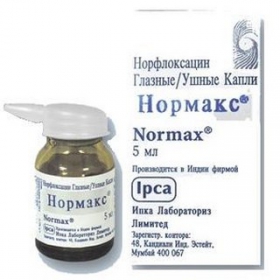 НОРМАКС капли глазные/ушные 0,3 % фл. стекл. с капельницей 5 мл