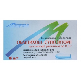 ОБЛЕПИХОВОЕ МАСЛО суппозитории ректал. №10