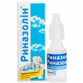 РИНАЗОЛИН капли назальные 0,1 мг/мл фл. 10 мл