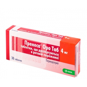 ПРЕНЕСА ОРО ТАБ табл. диспергується в ротовій порожнині 4мг №30