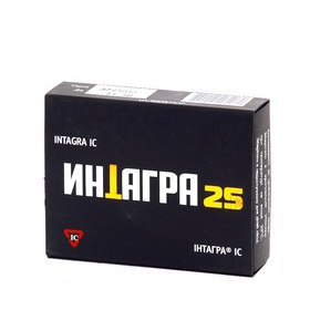 ІНТАГРА IC табл. в/о 25мг №2