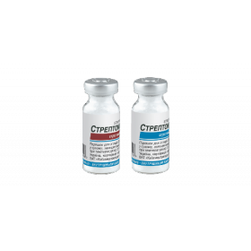 СТРЕПТОМИЦИН порошок для приготовления ин. р-ра 1 г фл. №1