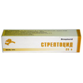 СТРЕПТОЦИДОВАЯ мазь 10 % банка 25 г