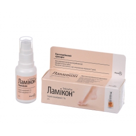ЛАМИКОН спрей накожный 1 % фл. 25 г