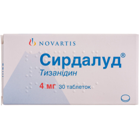 СИРДАЛУД табл. 4мг №30