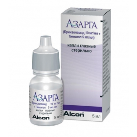 АЗАРГА капли глазные фл.-капельн. Дроп-Тейнер 5 мл