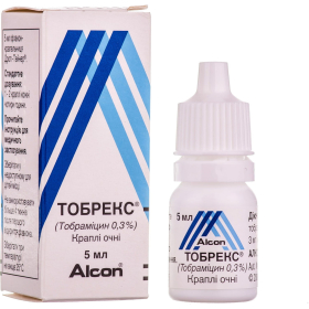 ТОБРЕКС капли глазные 0,3 % фл.-капельн. Дроп-Тейнер 5 мл