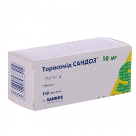 ТОРАСЕМІД табл. 10мг №100