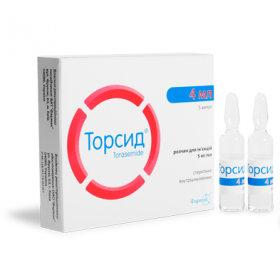 ТОРСИД розчин для ін'єкцій 0,5% амп. 4мл №5