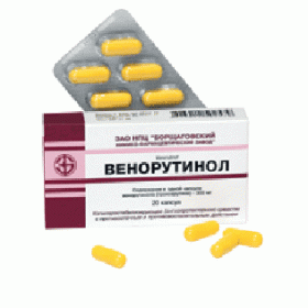 ВЕНОРУТІНОЛ капс. 300мг №20
