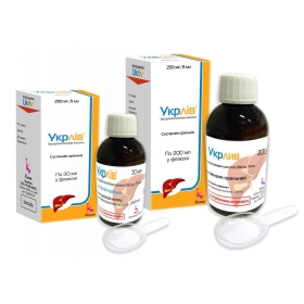 УКРЛИВ суспензия оральн. 250 мг/5 мл фл. 200 мл