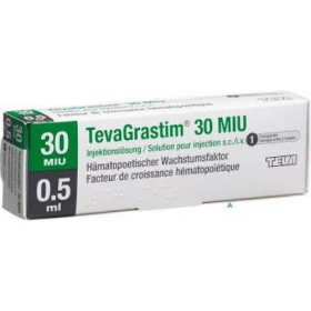 ТеваГрастим раствор для инъекций и инф. 30 млн МЕ шприц 0,5 мл №1