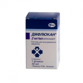 ДИФЛЮКАН р-р инф. 2 мг/мл фл. 50 мл №1