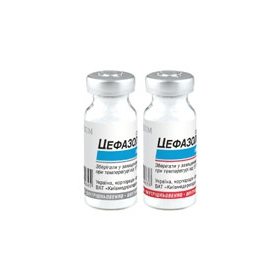 ЦЕФАЗОЛИН порошок д/р-ра д/ин. 1 г фл. №1