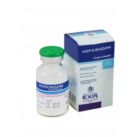 ЛОРАЗИДИМ порошок для приготовления ин. р-ра 1000 мг фл. №1