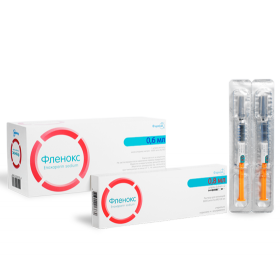 ФЛЕНОКС раствор для инъекций 8000 анти-Ха МЕ шприц 0,8 мл, блистер №2