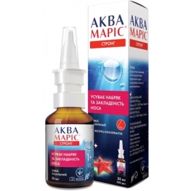 АКВА МАРИС СТРОНГ СПРЕЙ НАЗАЛЬНЫЙ фл. 30 мл, с дозир. устройством