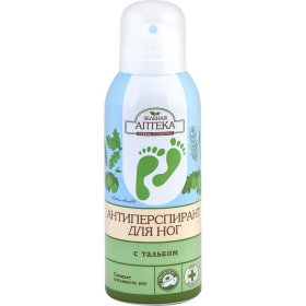 АНТИПЕРСПИРАНТ ДЛЯ НОГ «ЗЕЛЕНАЯ АПТЕКА» фл. 150 мл, с тальком