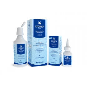 АТОМЕР СПРЕЙ ДЛЯ НОСА ИЗ ВОДЫ МОРСКОЙ СТЕРИЛЬНОЙ 150 мл