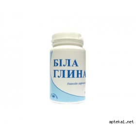 БІЛА ГЛИНА (КАОЛІН ХАРЧОВИЙ) «аптека природи» №28 порошок 50г