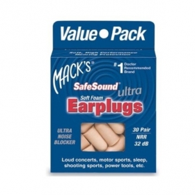 БЕРУШИ ИЗ ПЕНОПРОПИЛЕНА Soft Foam Earplugs пара, Ultra SafeSound