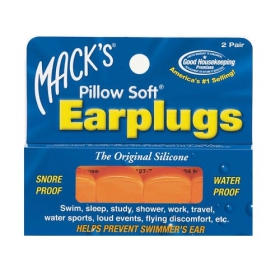 БЕРУШИ ИЗ СИЛИКОНА Moldable Pillow soft пара, оранж.