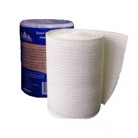 БИНТ ЭЛАСТИЧНЫЙ МЕДИЦИНСКИЙ ТОН-1 4 м х 8 см, с клипсой