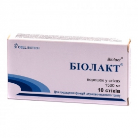 БІОЛАКТ порошок 1500мг стік, в саше №10