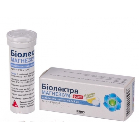 БИОЛЕКТРА МАГНЕЗИУМ ФОРТЕ табл. шип. 243 мг туба №10