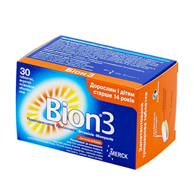 БИОН 3 табл. п/плен. оболочкой №30