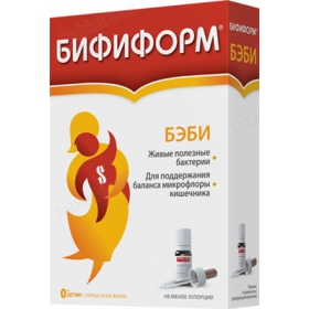 БИФИФОРМ БЭБИ капли фл. 6,9 мл, с пипеткой