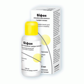 БИФОН ЛОСЬОН ДЛЯ ВОЛОС И КОЖИ ГОЛОВЫ, УНИЧТОЖАЮЩИЙ ПЕРХОТЬ И ПРЕПЯТСТВУЮЩИЙ ЕЕ ПОЯВЛЕНИЮ фл.100 мл