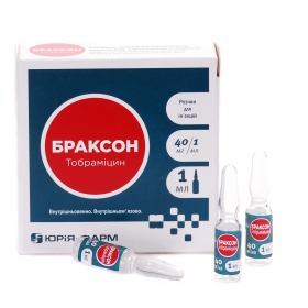 БРАКСОН раствор для инъекций 40 мг/мл амп. 1 мл №10