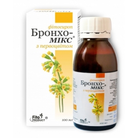 БРОНХО-МІКС з ПЕРВОЦВІТОМ фітосироп 100мл