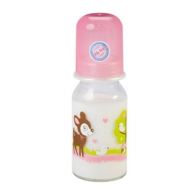 ПЛЯШЕЧКА «BABY-NOVA» 125мл декор скляна