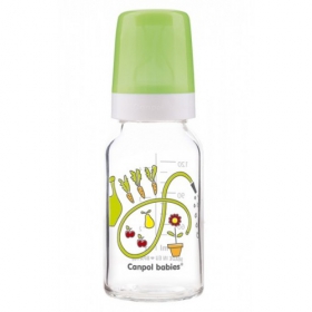 ПЛЯШЕЧКА скляна 42/202 120мл з малюнком