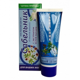 ГЕЛЬ БАЛЬЗАМ «САБЕЛЬНИК» 75г для ніг екстракт білої акації
